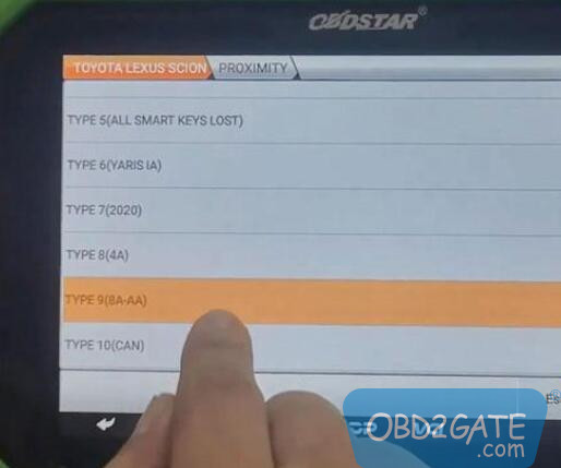 How to program 2021 Toyota Key by OBDSTAR X300 DP Plus?