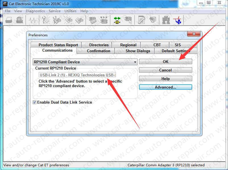 How to Setup CAT ET Work with Nexiq USB Link2