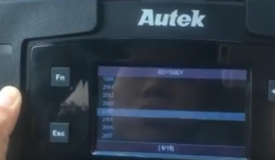 Honda Odyssey 2016 All Key Lost Programmign by Autek iKey820