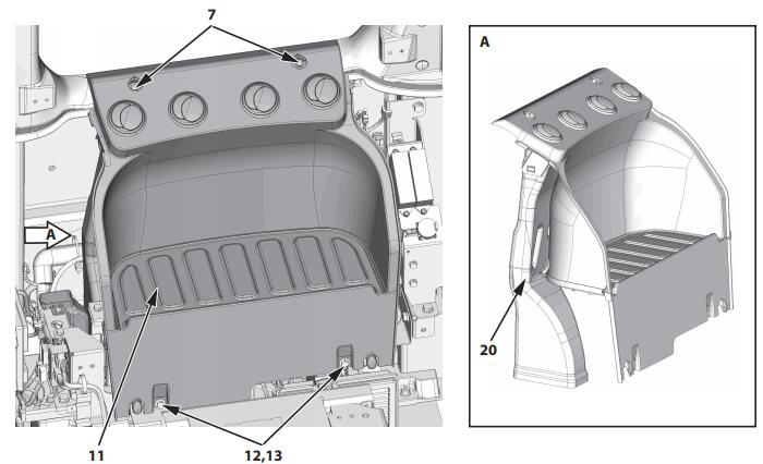 Remove Aerial Angle Controller for HITACHI ZX890-7 Excavator (4)