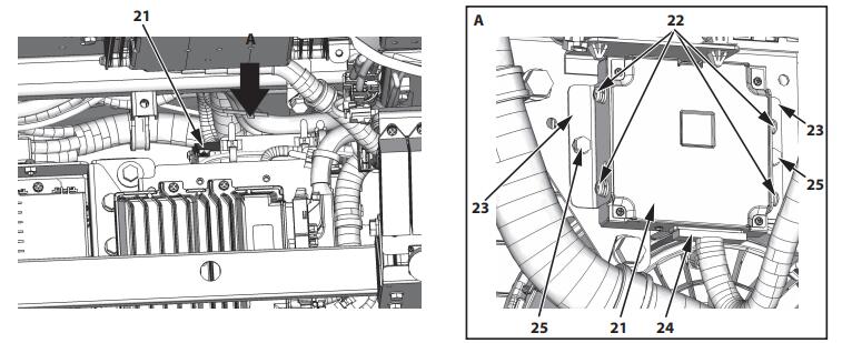 Remove Aerial Angle Controller for HITACHI ZX890-7 Excavator (5)