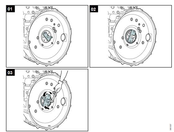 Scania C,K Series 7 Litre Engine Truck Rear Crankshaft Seal Removal Guide (5)