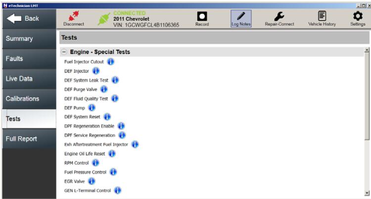 How to Use eTechnician Diagnostic Software Function Test (1)