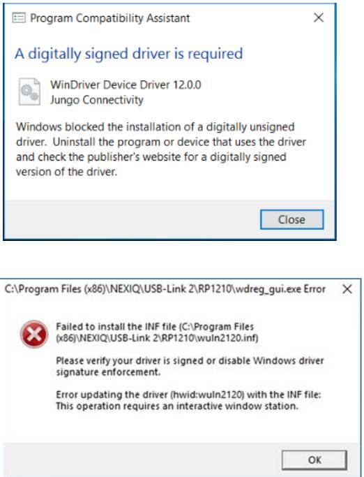 How to Solve NEXIQ USB Link 2 Driver “A digitally signed driver is required” (1)