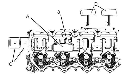 如何拆卸Perkins 2506-15工业发动机的凸轮轴（5）