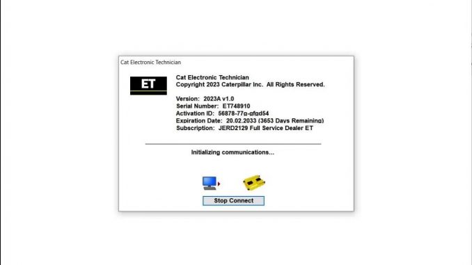 Caterpillar ET 2023A 2019C 2018A Electronic Technician Software Free Download