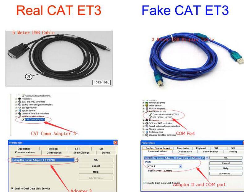2023C Latest Version CAT Caterpillar ET Diagnostic Adapter III Cat Communication Adapter 3（Real Caterpillar ET3 Adapter III）