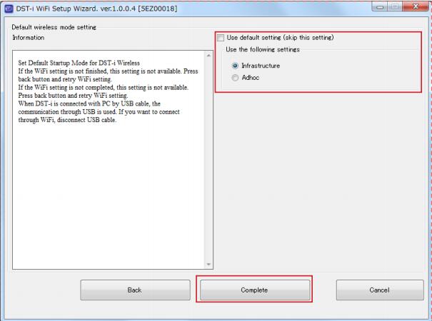 DST-i Diagnostic Adapter Wireless LAN Connection Setup Guide (6)