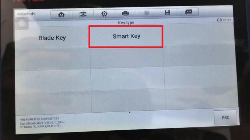 How to Add 2019-2020 Mitsubishi Triton Smart Key by Autel IM508