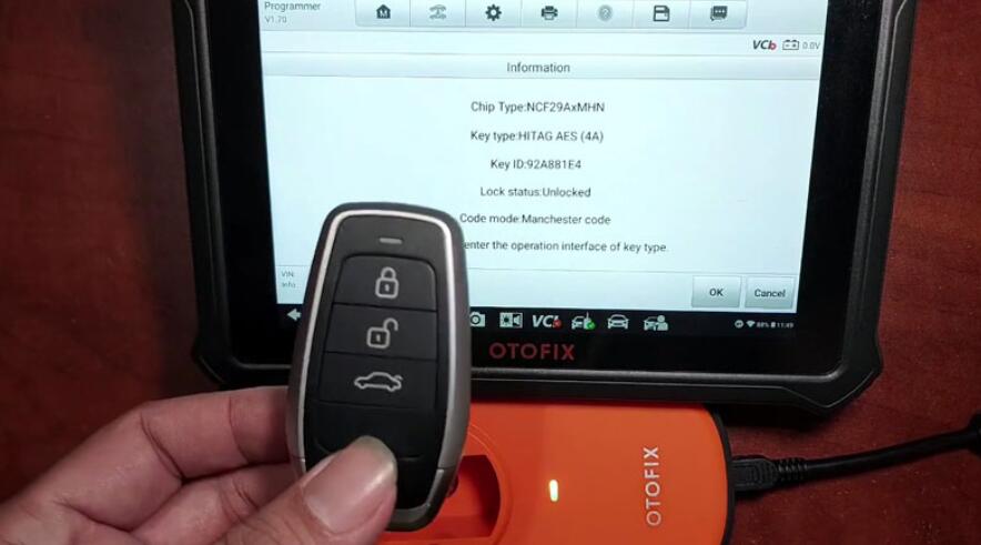 How to Generate Hyundai Grand i10 4A Universal Key by OTOFIX IM1