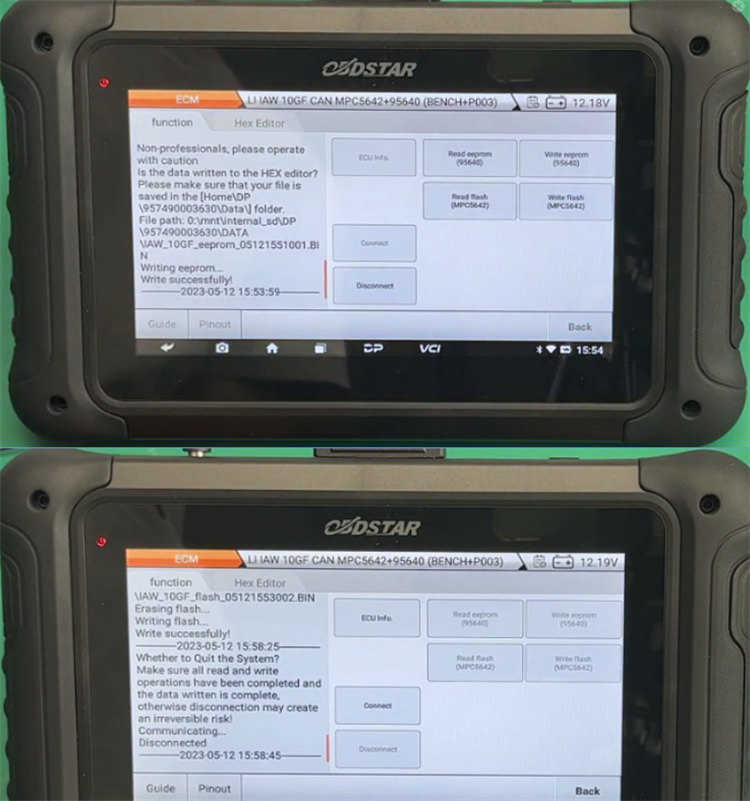 How to Read and Write VW IAW 9GV ECM with OBDSTAR DC706 on Bench