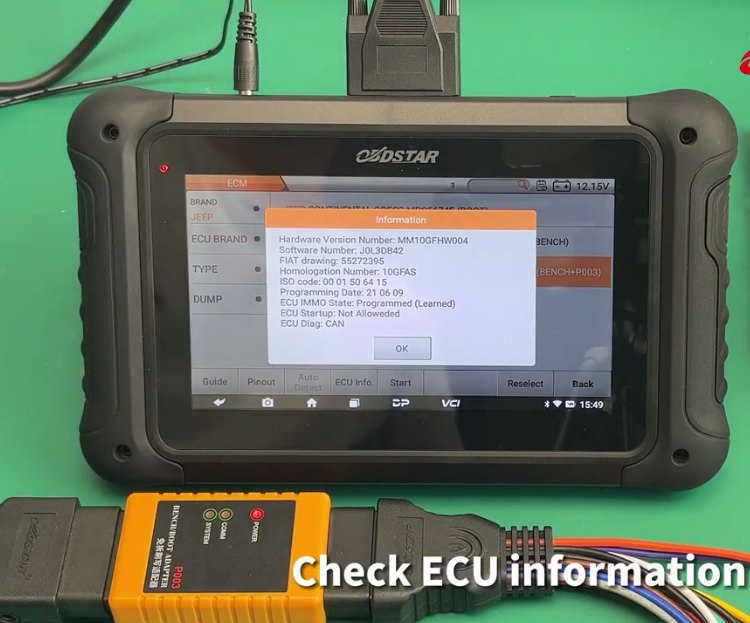 How to Read and Write VW IAW 9GV ECM with OBDSTAR DC706 on Bench