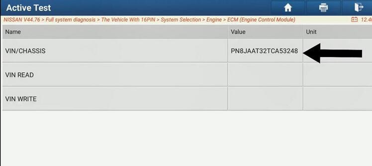 How to Register New Nissan X-Trail ECM VIN by Launch X-431 Pad7