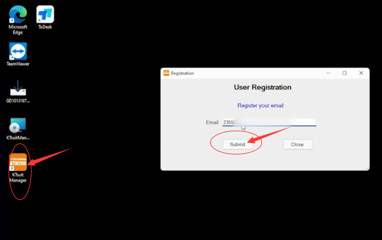 How to Register and Activate New KT200 KTsuit Software