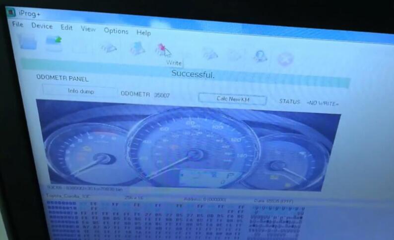 How to do odometer correction for Toyota by Iprog+ Programmer