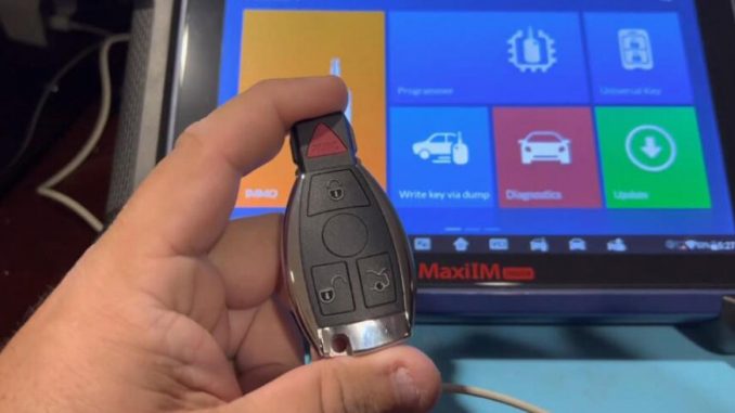 How to unlock or renew a Mercedes Benz BE key with Autel MaxiIM IM608