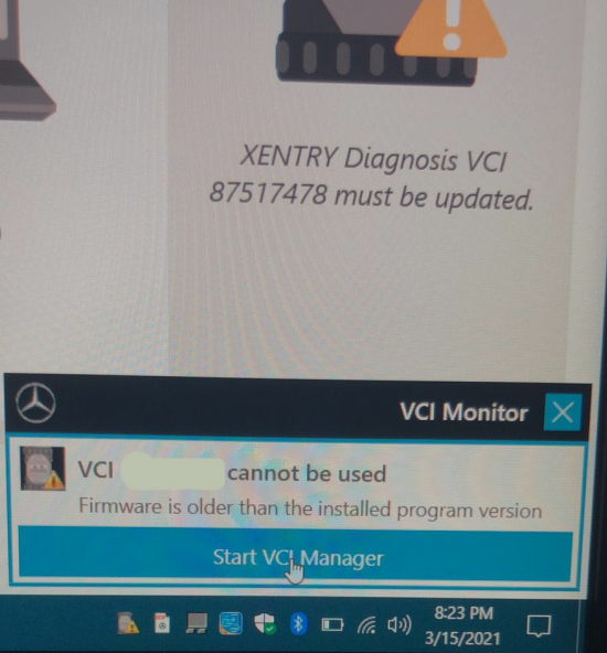 Mercedes Benz OEM MB Star C6 Cant Communicate with Xentry