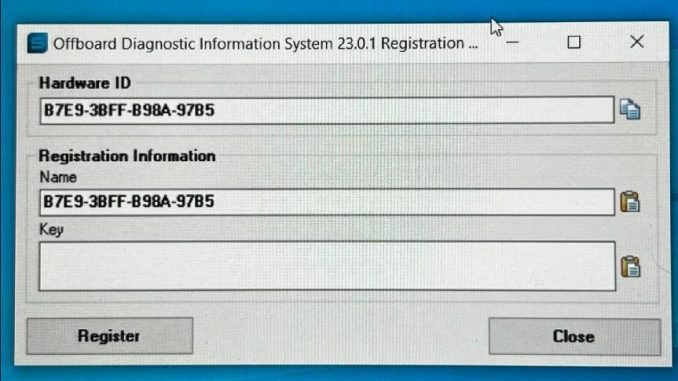 VAS6154 ODIS Software Installation Registration
