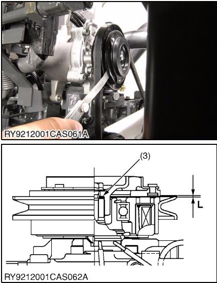 Kubota U48-4 U55-4 Excavator Compressor MountRemoval Guide (5)