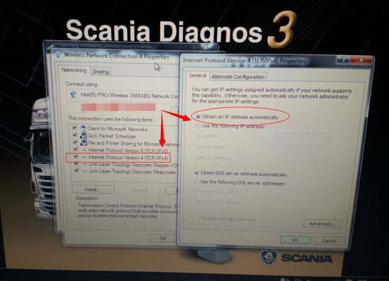 Scania VCI 3 WiFi Connection Setting