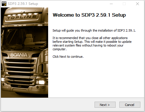 Scania SDP3 2.59.1免费下载Scania Diagnosis&Programming 3下载链接