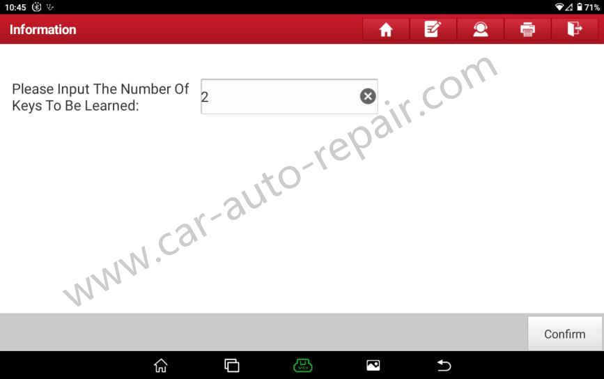2014 Audi A8L Smart Key Programming by Launch X431 Pro (15)