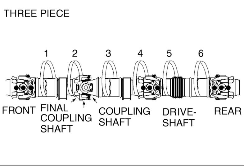 How to Dismount and Mount Propeller Shafts for HINO L-Series Truck (6)