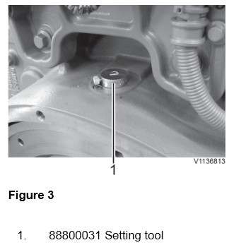 Volvo EC500F L5 Engine Rotation Speed Sensor Crankshaft Replacement Guide (3)