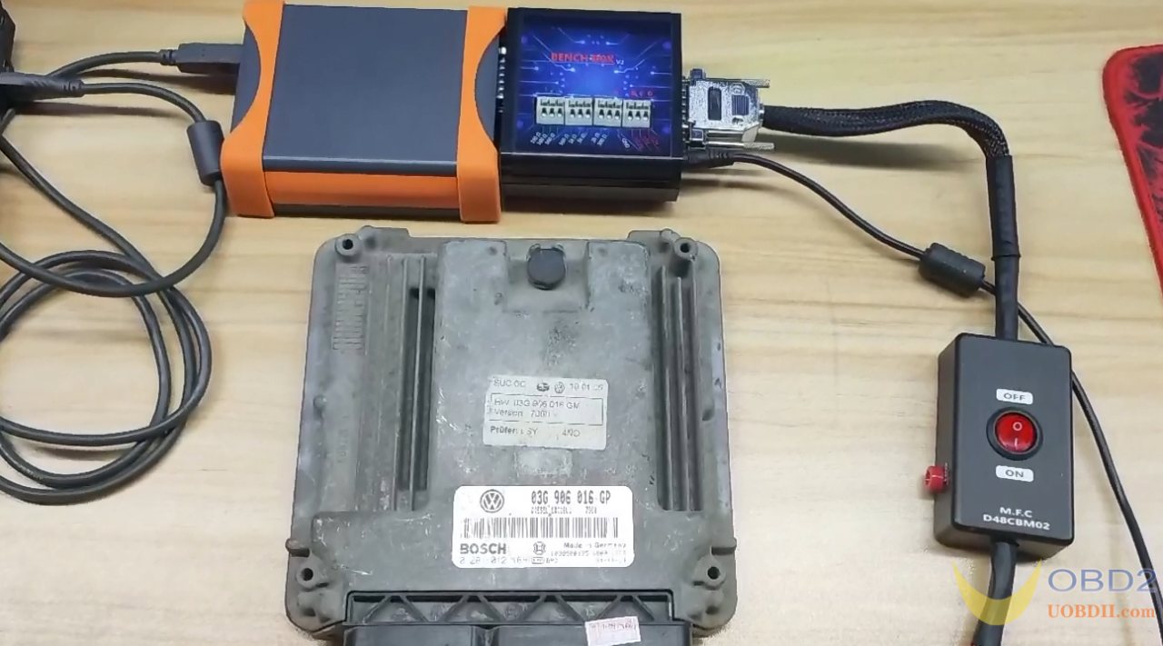 KT200 ECU Programmer Read and Write VW EDC 16U1 Eeprom