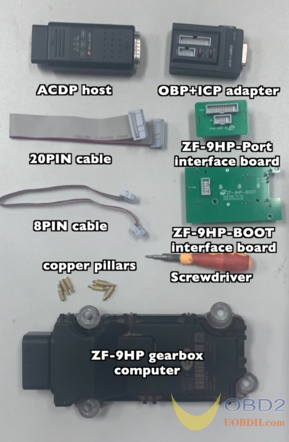 Yanhua Mini ACDP ZF-9HP Gearbox Clone