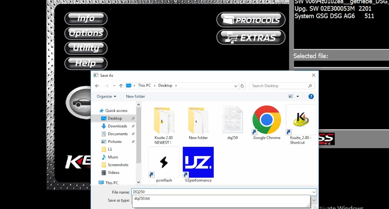 How to read DQ250 by Kess V2 with GODIAG GT107