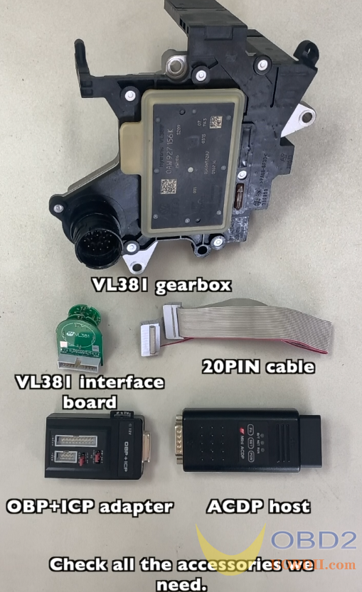 Yanhua Mini ACDP VW/Audi VL381(0AW) Gearbox Clone Tutorials