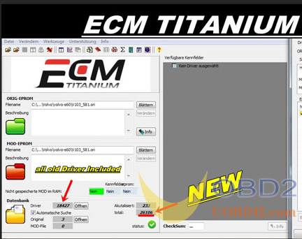 Free Download ECU Software: WinOLS 4.7 / IMMO OFF / VR File / ECU Wiring Picture