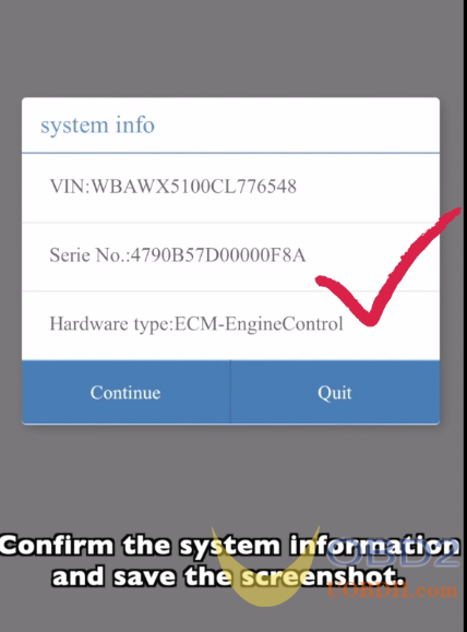 Yanhua Mini ACDP Module27 Read MSV90 DME ISN on Bench