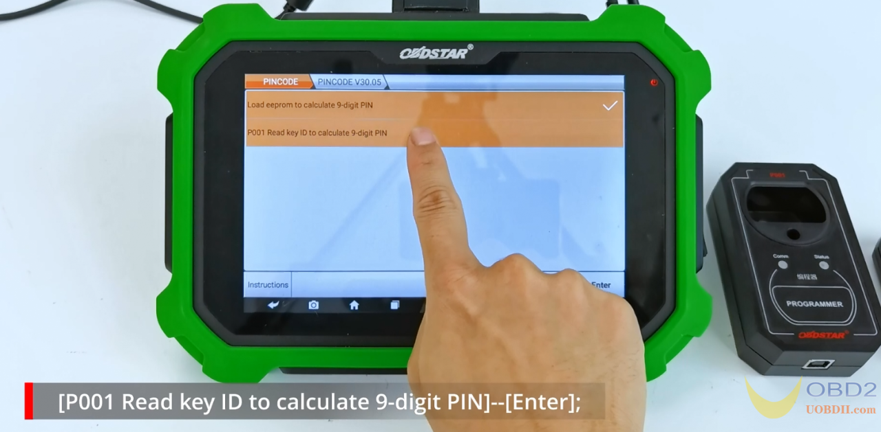 Honda Motorcycle 3-button Proximity 9-Digit Pincode Calculating by Key Master DP Plus