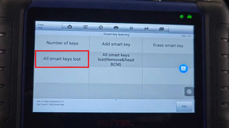 Autel IM508S – PCM Parameter Reset and Programming All Lost Keys for 2018 Ford F150