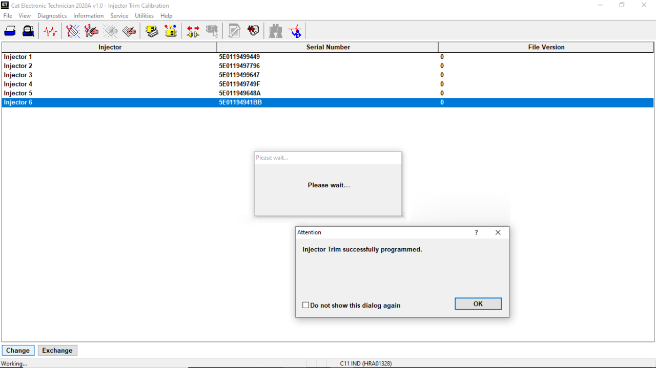 CAT Injector Trim Calibration with Caterpillar ET Software