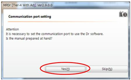 Configuring the Communication Port for Hitachi MPDr Software