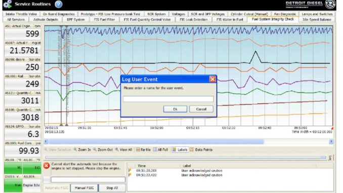 Detroit Diesel GHG17 Low Pressure Fuel System – Measuring Fuel Pressure with Fuel System Integrity Check