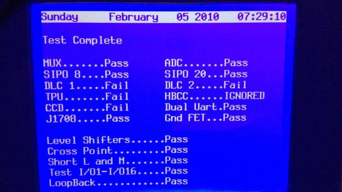 How to Sovle GM Tech 2 Scanner “HBCC failed and states Ignored” Error