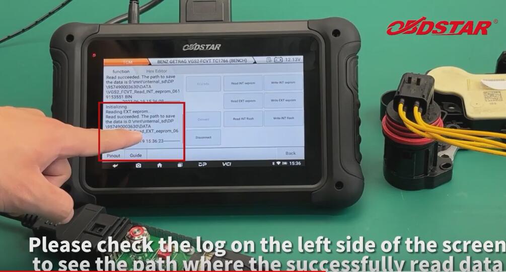 Guide to Repairing Mercedes-Benz GETRAG VGS2-FDCT TC1784 Transmission with OBDSTAR DC706 on Bench