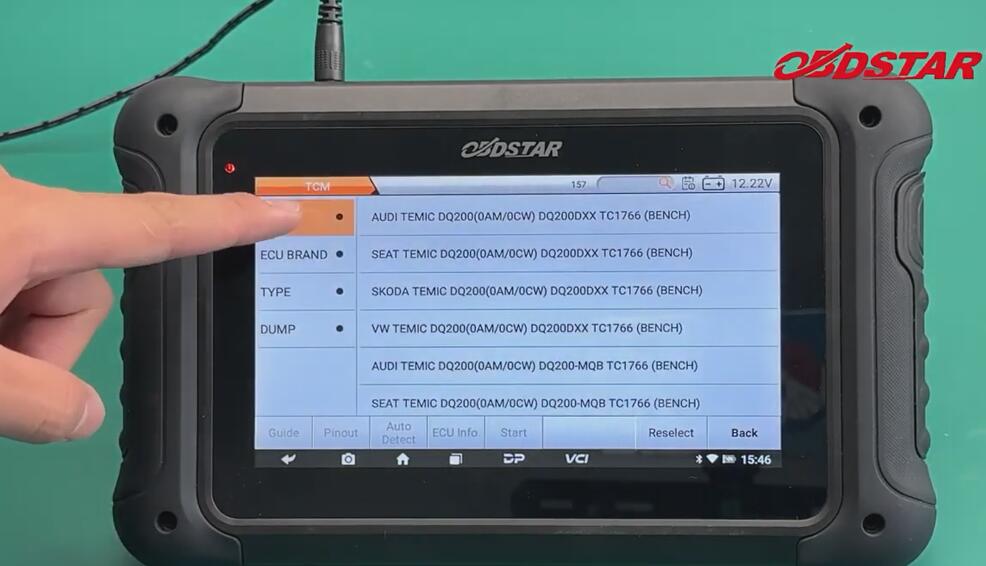 Guide to Repairing Mercedes-Benz GETRAG VGS2-FDCT TC1784 Transmission with OBDSTAR DC706 on Bench