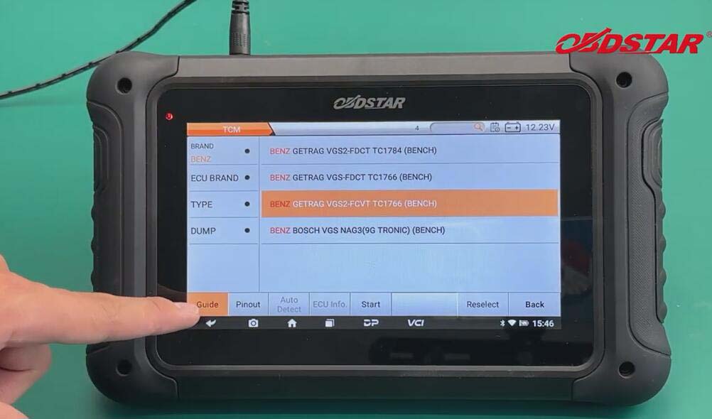 Guide to Repairing Mercedes-Benz GETRAG VGS2-FDCT TC1784 Transmission with OBDSTAR DC706 on Bench