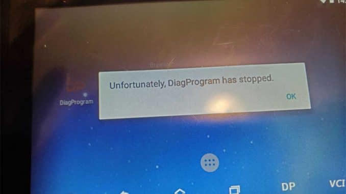 How to Fix OBDSTAR X300 DP PLUS ISSUES “Unfortunately, DiagProgram has stopped” ?