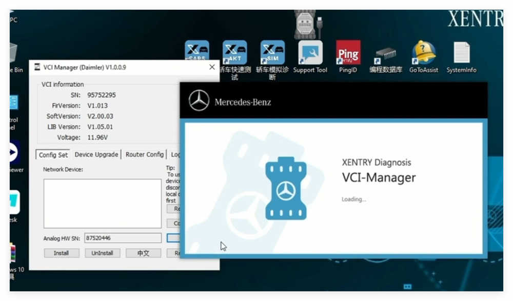 How to Installing BENZ C6 Xentry Diagnosis VCI Driver