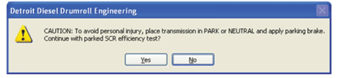 How to Perform a Detroit GHG17 Parked SCR Efficiency Test