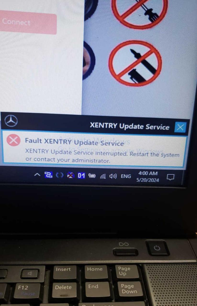 How to Solve MB Star C4/C5 “Fault XENTRY Update Service” Issues