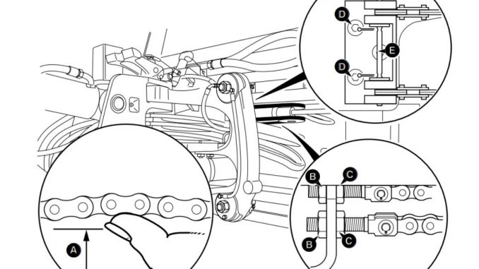 JCB Backhoe Loader Power Side Shift – Chain Adjustment