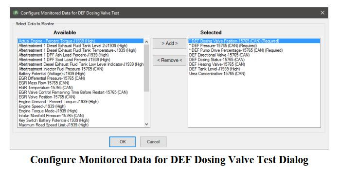 JPRO DEF Dosing Valve Test for MACK and Volvo EPA 13 to GHG17 Engines