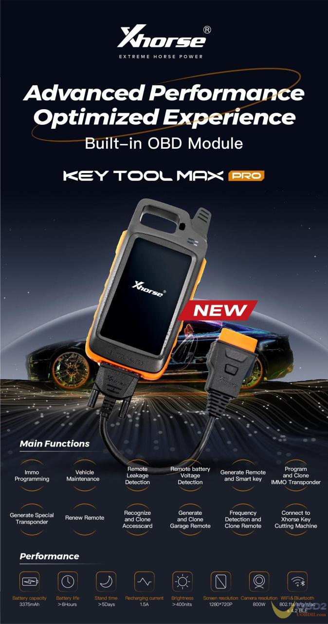 Xhorse VVDI Key Tool Max Pro Review: Conbine with Key Tool Max and MINI OBD Tool